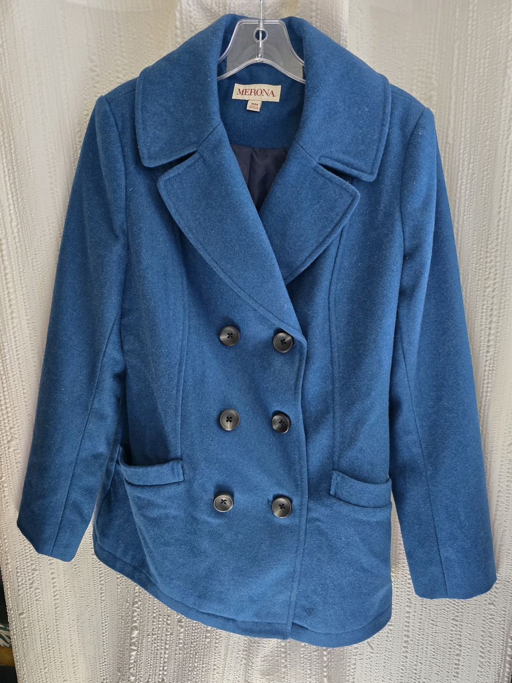 Merona Women's Double-Breasted Peacoat in Teal